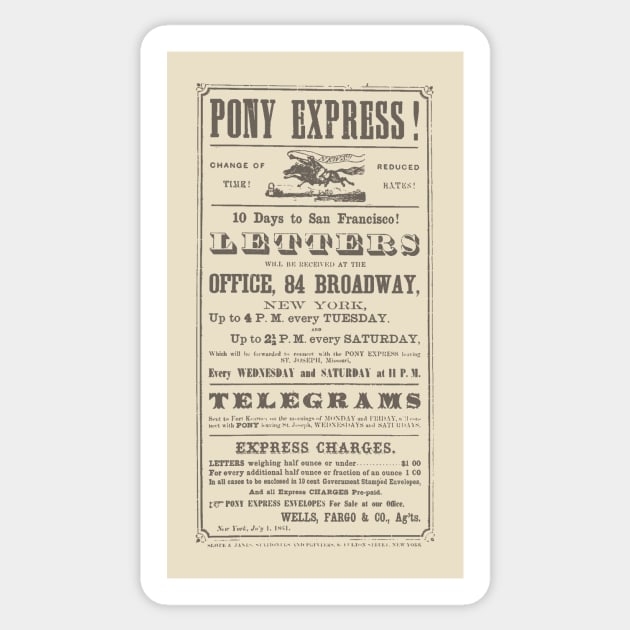 Pony Express Advertisement Sticker by GloopTrekker